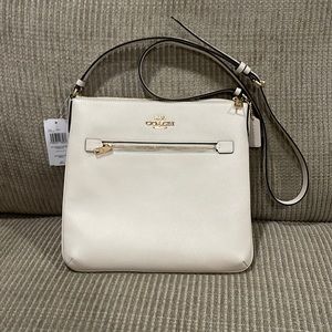 Brand New White Coach Crossbody!